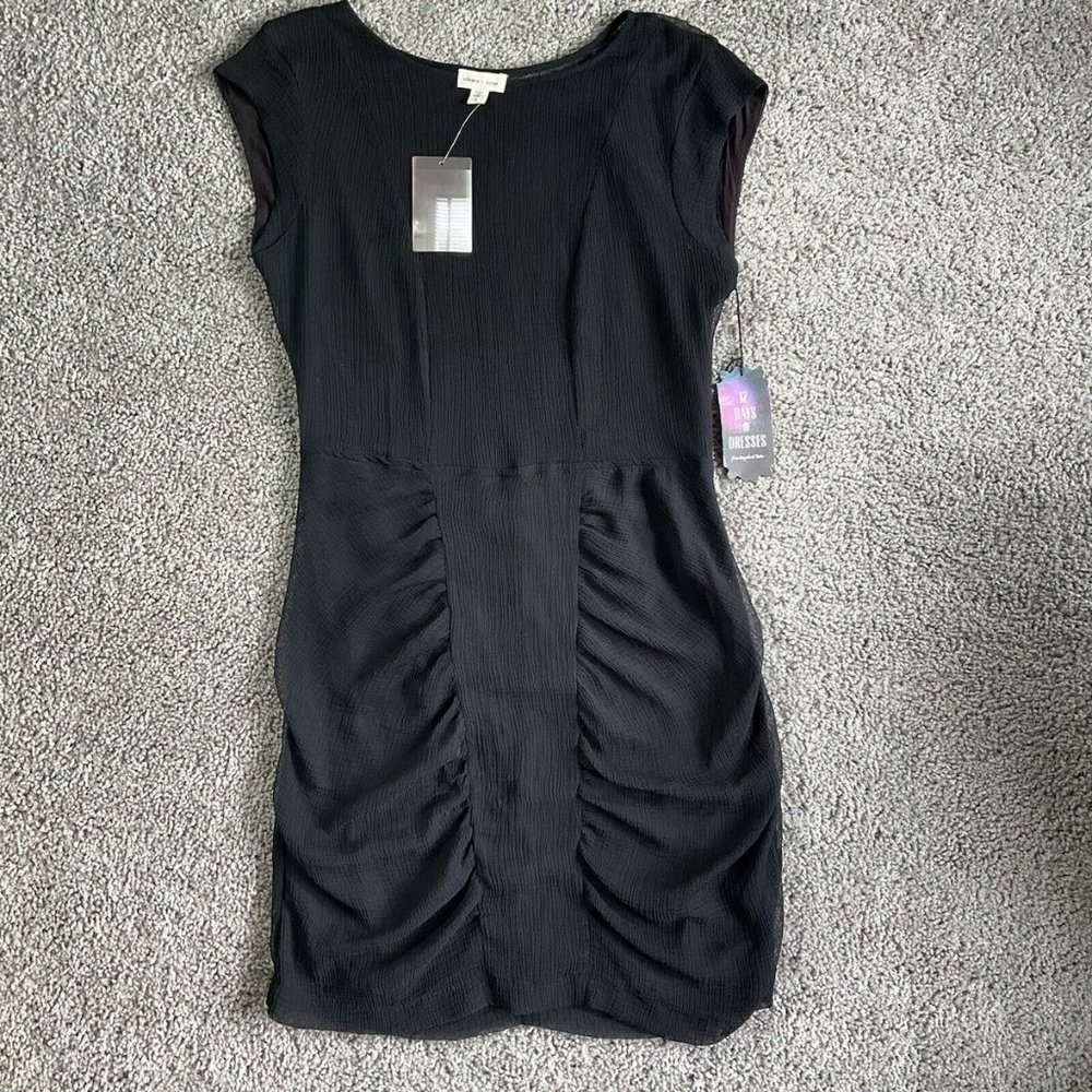 Silence and noise Women’s sleeveless Black Dress New With Tags Lined Sz 6